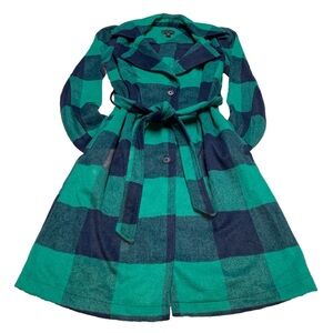Women’s G by Juliana coat - Green and Blue size XS